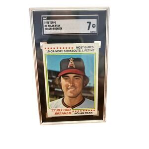 1978 Topps #6 Nolan Ryan SGC 7